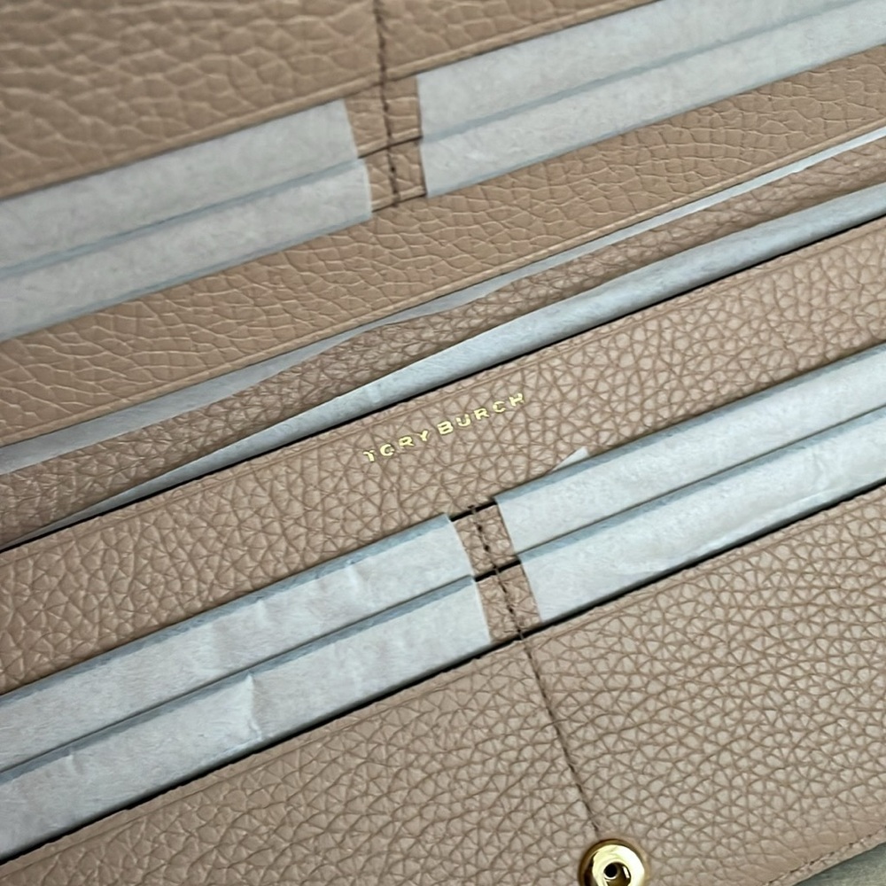 Nwt , Tory Burch Blake Color Block Slim Wallet Bl… - image 8